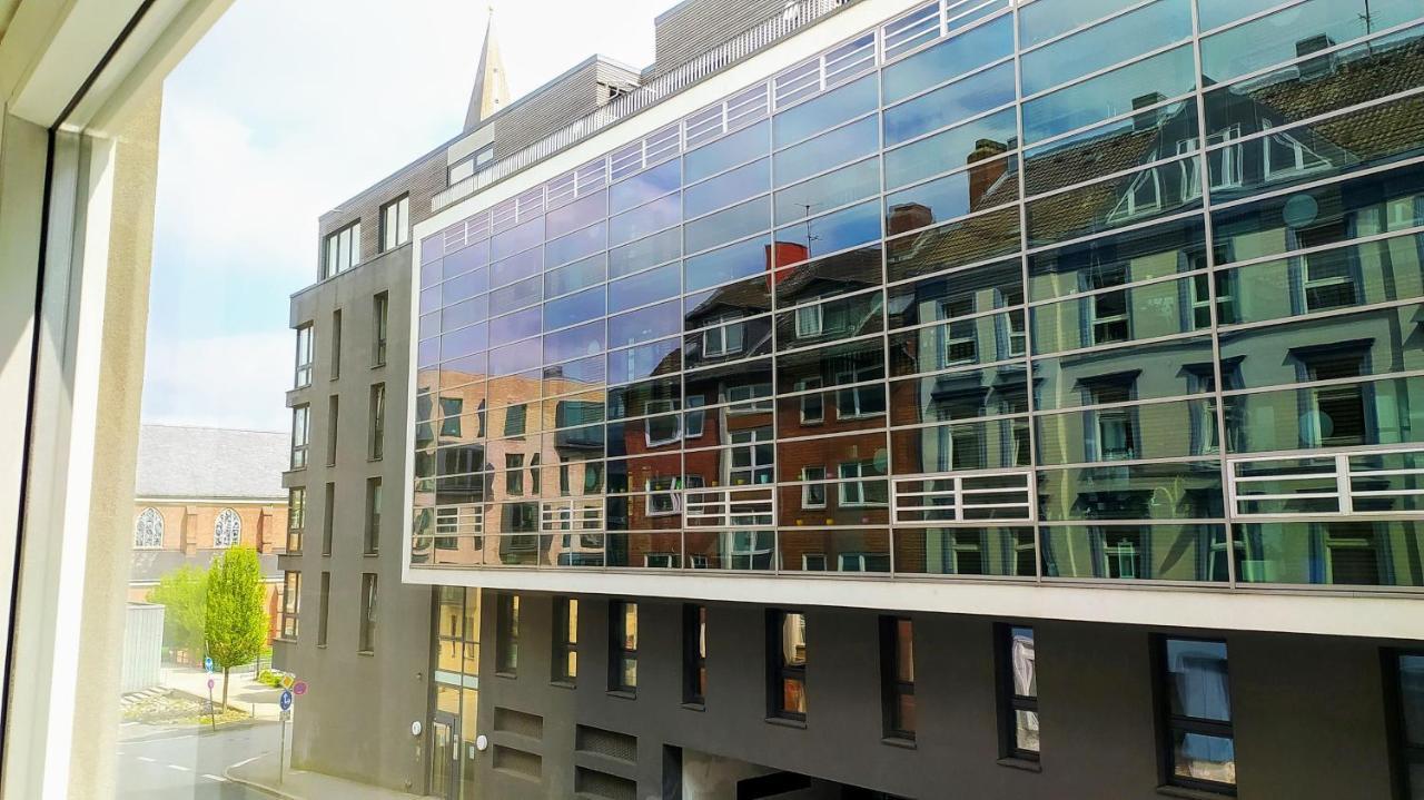 Moderne City Apartments Im Stadtzentrum Kiel Exteriör bild